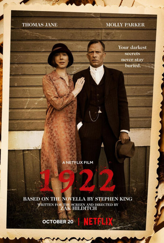 Portada de la película 1922, de Netflix