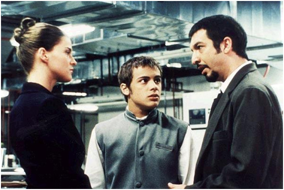 Fotograma de la película Nueve reinas, con Ricardo Darín