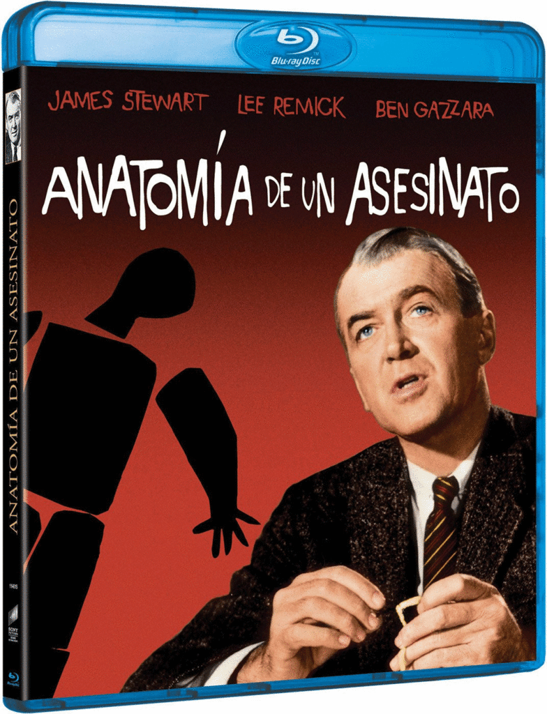 Portada de la película Anatomía de un asesinato, de Otto Preminger