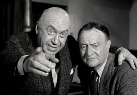 Foto de John D. Voelker y Otto Preminger