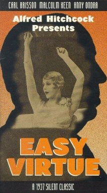 Carátula de la película Easy Virtue, de Alfred Hitchcock