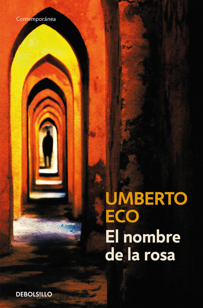 Portada de El nombre de la rosa, de Umberto Eco