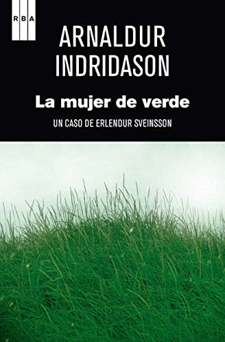 Portada de la novela La mujer de verde, de Arnaldur Indridason