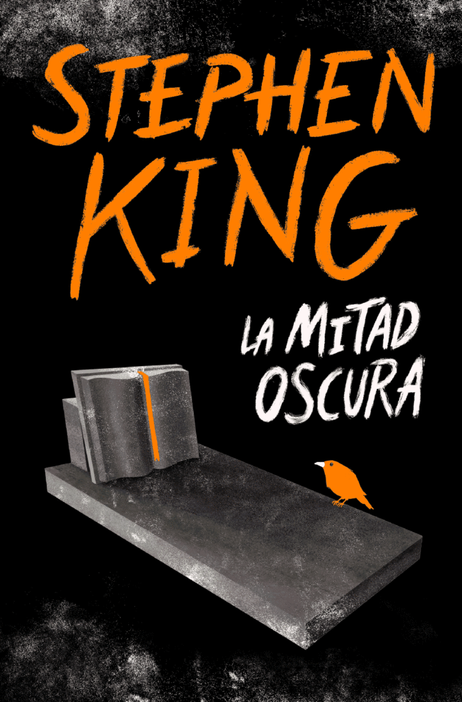 Portada de la novela La mitad oscura, de Stephen King