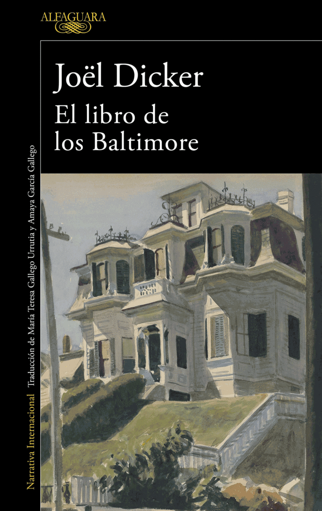 Portada de la novela El libro de los Baltimore, de Joël Dicker