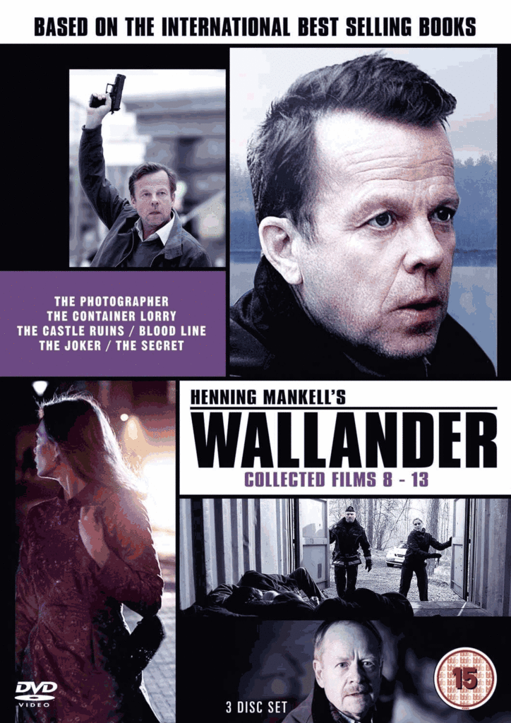 Carátula de la serie para televisión Wallander
