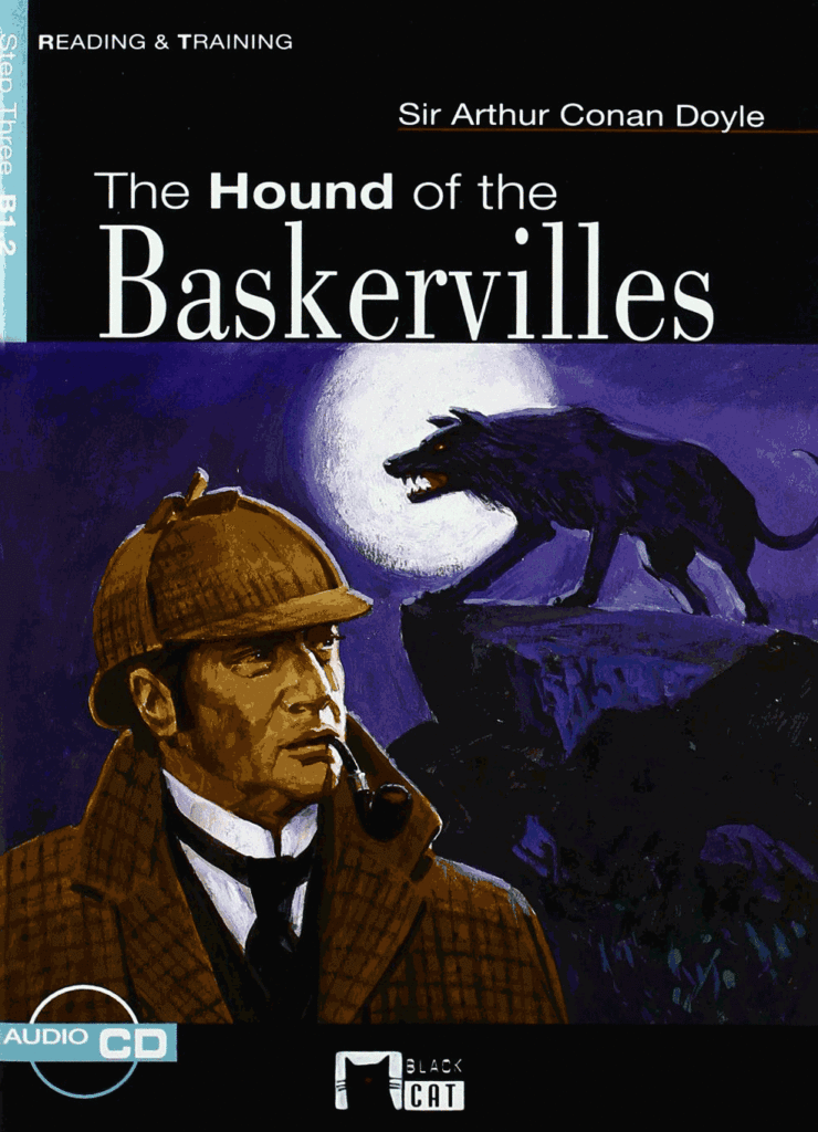 Portada de la novela El perro de los Baskerville, de Sir Arthur Conan Doyle