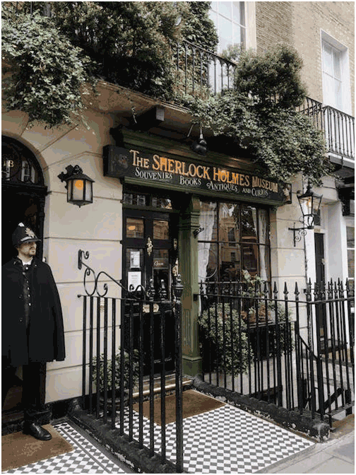 Fachada del museo dedicado a Sherlock Holmes en Londres