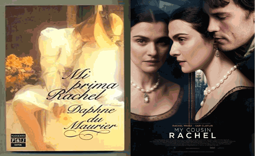 Portada de libro y película Mi prima Rachel, de Daphne du Maurier