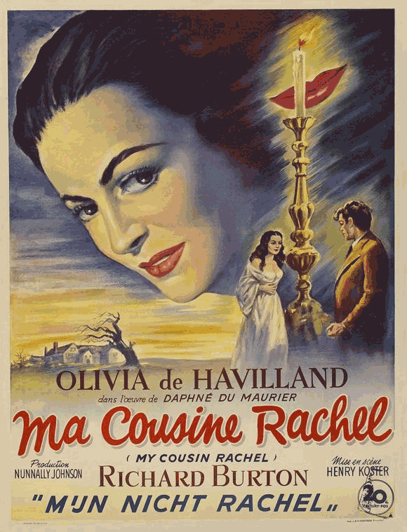 Carátula de la película Mi prima Rachel, de 1952