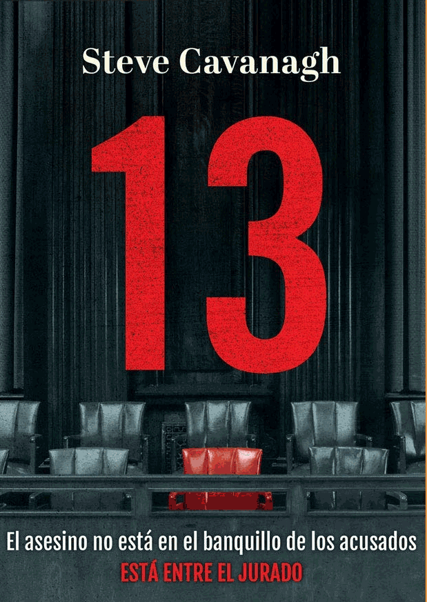 Portada de la novela 13, de Steve Cavanagh