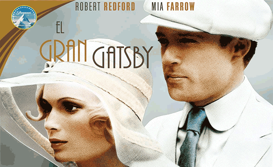 Portada de la novela "El gran Gatsby"