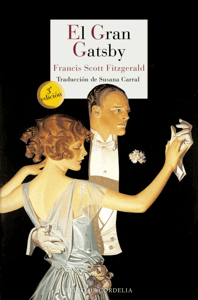 Portada de la novela El gran Gatsby, de Francis Scott Fitzgerald
