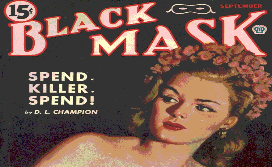 Portada de un número de la revista Black Mask