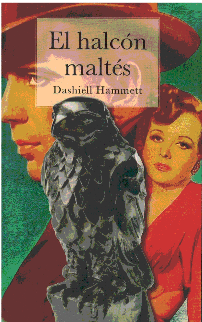 Portada de El halcón maltés, de Dashiell Hammet