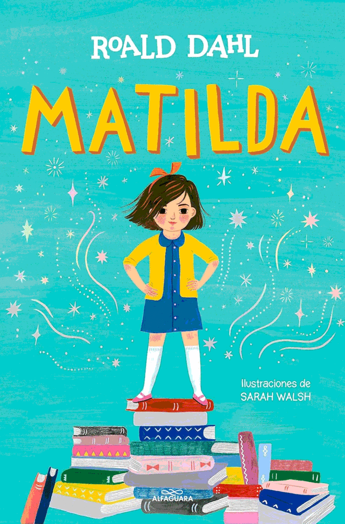 Portada de la novela Matilda, de Roald Dahl