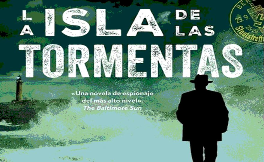 Portada de la novela "La isla de las tormentas", de Ken Follet