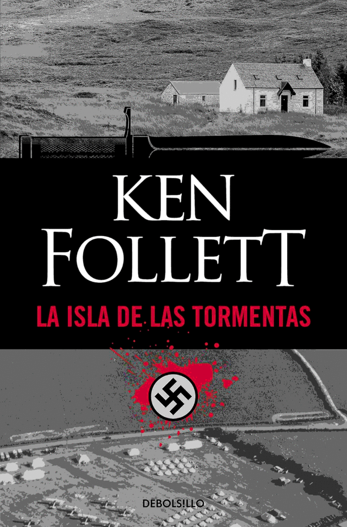 Portada de la novela "La isla de las tormentas", de Ken Follet