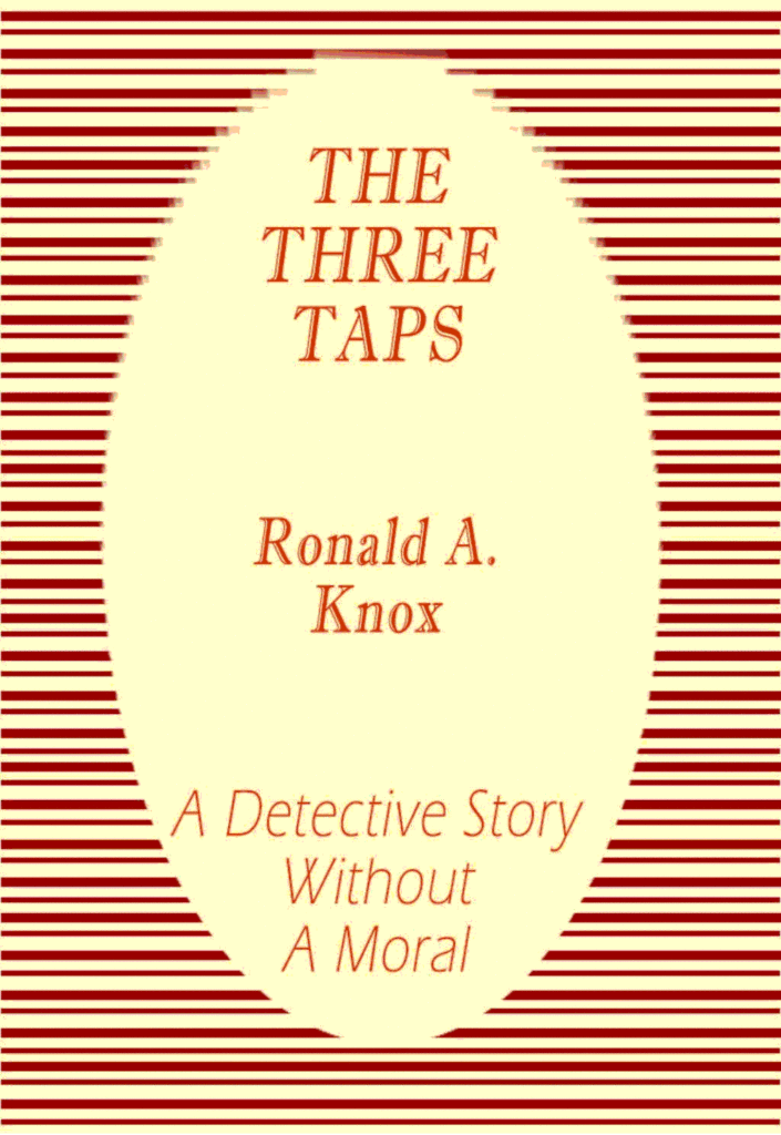 Portada de la novela The Three taps (Los tres grifos) de Ronald A. Knox