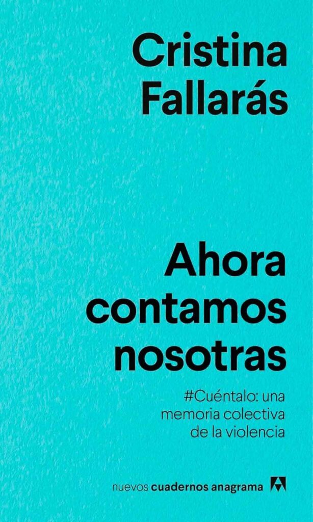 Portada del libro Ahora contamos nosotras de Cristina Fallarás