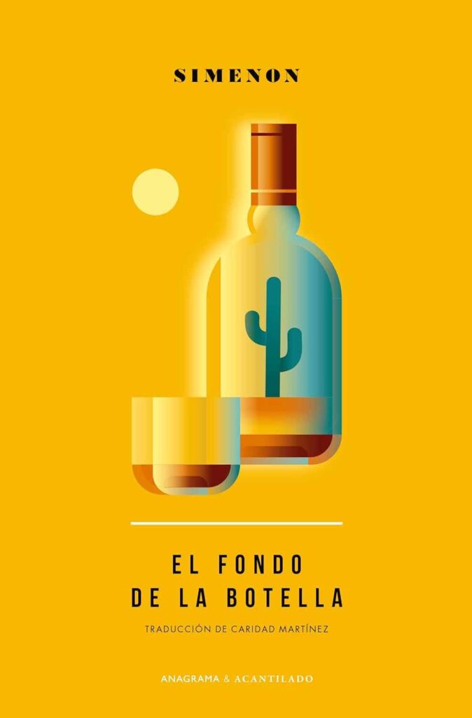 Portada de la novela El fondo de la botella, de Georges Simenon