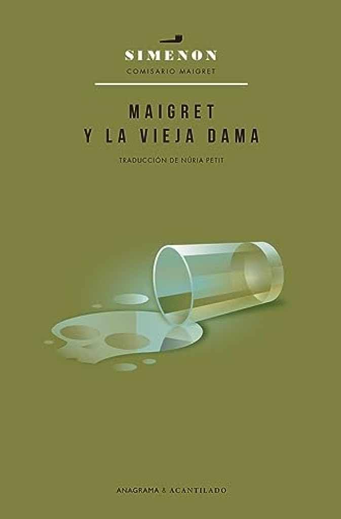 Portada de la novela Maigret y la vieja dama, de Georges Simenon