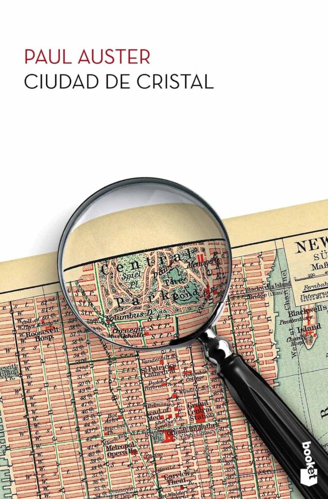 Portada de la novela Ciudad de cristal, de Paul Auster