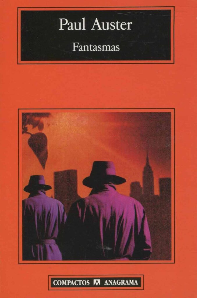 Portada de la novela Fantasmas, de Paul Auster