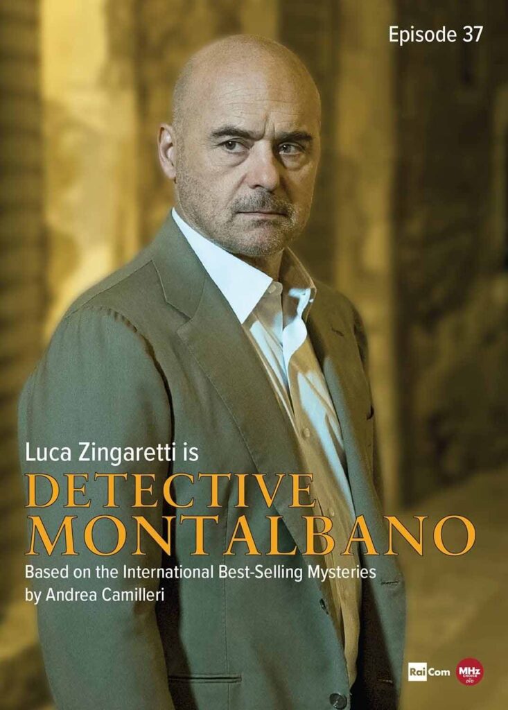 Carátula de un episodio de la serie de la RAI sobre el detective Montalbano