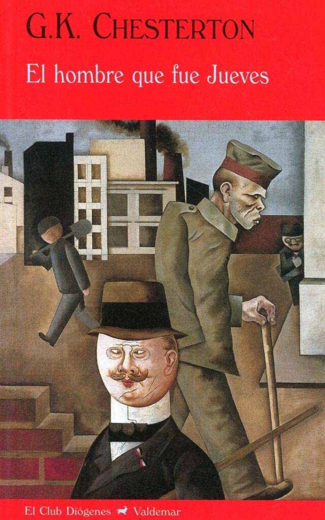 Portada del libro El hombre que fue jueves, de G. K. Chesterton