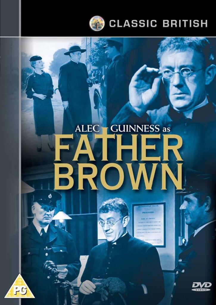 Carátula de la película Father Brown, con Alex Guiness