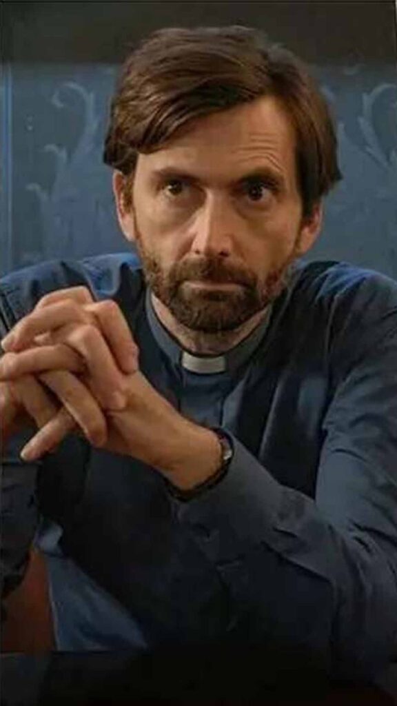 David Tennant en un fotograma de la serie Inside man