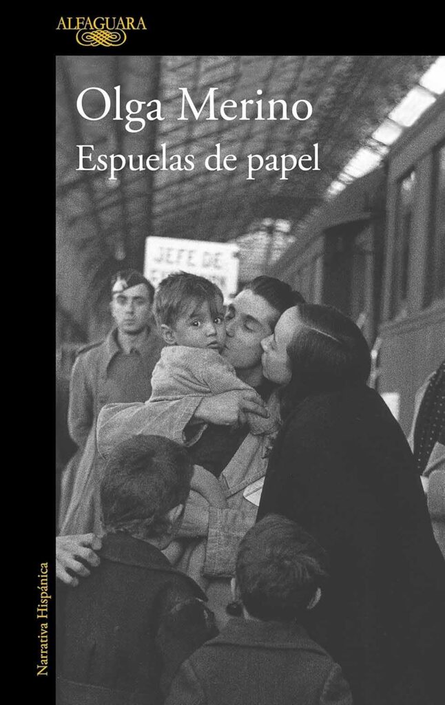 Portada de Espuelas de papel, de Olga Merino