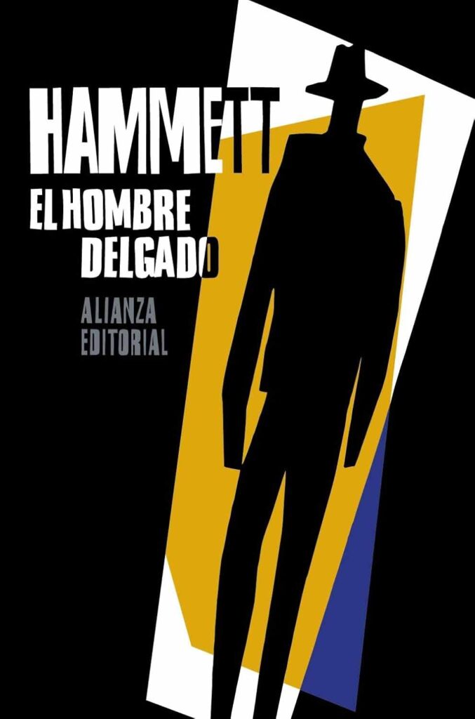 Portada de la novela El hombre delgado, de Dashiell Hammet