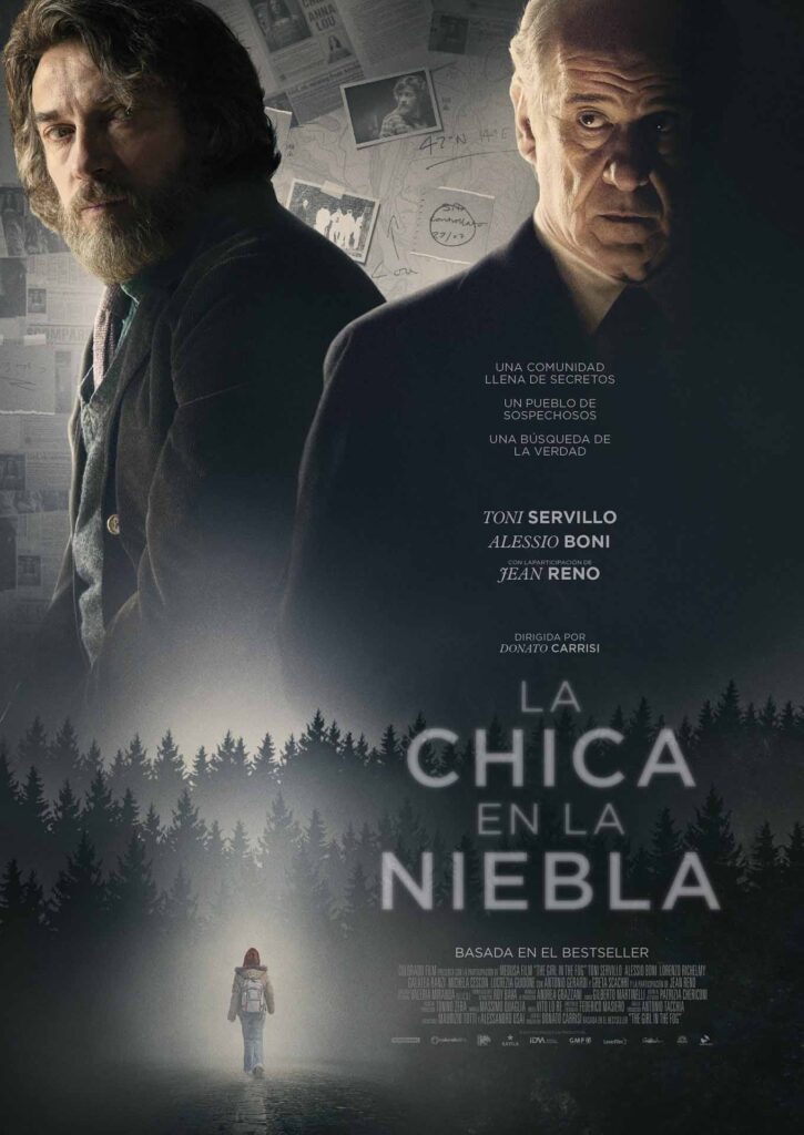 Carátula de la película La chica en la niebla, de Donato Carrisi